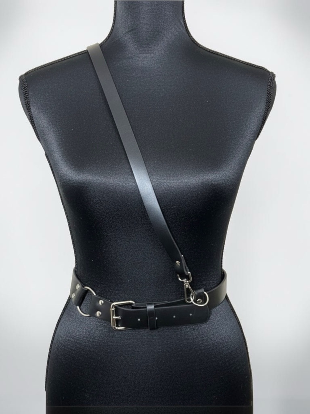 Black Harness Shoulder New